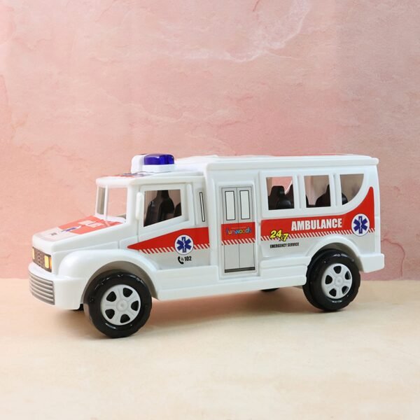 Toy-Ambulance-06.jpg Funwoods Friction Powered Ambulance Toy for Kids (1 Pc)