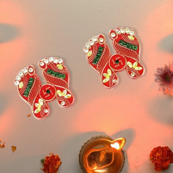 Traditional Decorative Shubh Labh Door Hanging (6 Pc / 1 Set)