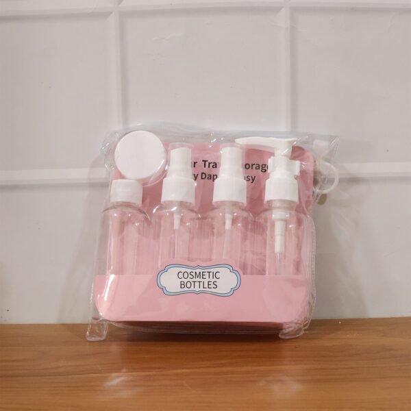 5-in-1 Refillable Travel Cosmetic Bottle Set