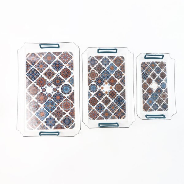 Supermom 3-Piece Multipurpose Serving Tray - (3 Pc / Set)