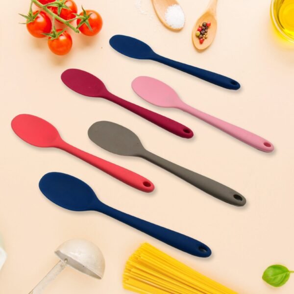 Multipurpose Silicone Spoon (6 Pcs Set)