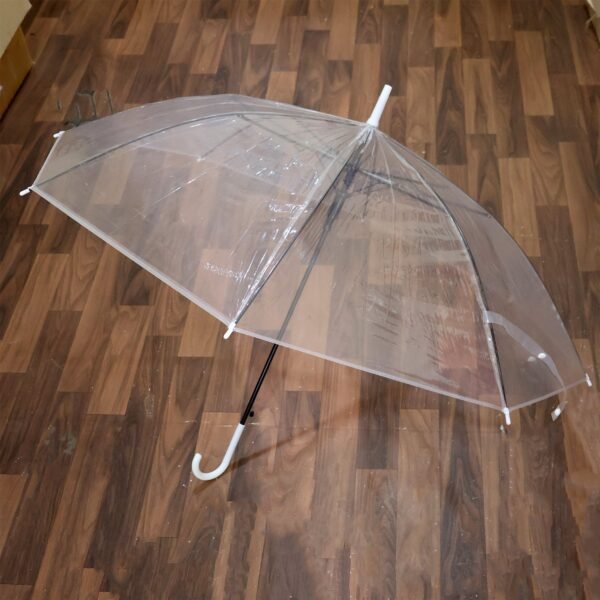Umbrella-02_5e08c0da-25da-45f3-8f0a-46ce3fbda7a2.jpg Premium Transparent Dome Umbrella with Curved Handle (1 Pc)