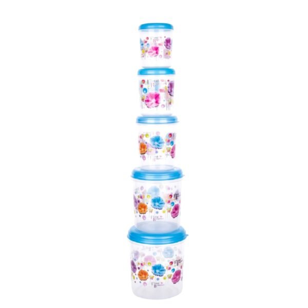 Untitled-1_8dde7b85-f938-4974-b9ed-f7817eab0819.jpg Plastic Transparent Container Air Tight Dabba Set (3000ml, 2000ml, 1000ml, 750ml, 500ml)