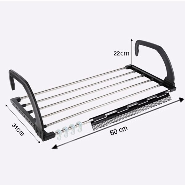 Adjustable Folding Clothes Drying Racks Hanger Shelf
