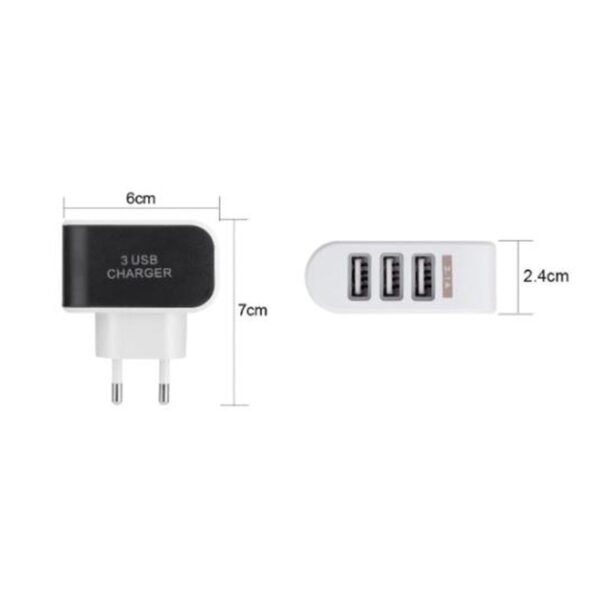 Untitled-4_87459d89-25ae-49aa-b605-d8769d8324cf.jpg Triple USB 3 Port Wall AC Adapter Charger for Mobile Phone (1Pc Only)