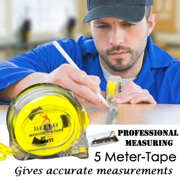 Untitled-4_be15bf42-bd12-4a7c-9947-50cce2444aa5.jpg Professional Measuring Tape- 5 Meter Yellow & Orange Colour (1 Pc)