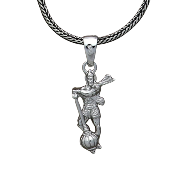 Untitleddesign_7.png Hanuman Ji Pendant with Gada Religious Jewellery for Men and Women (1 Pc)