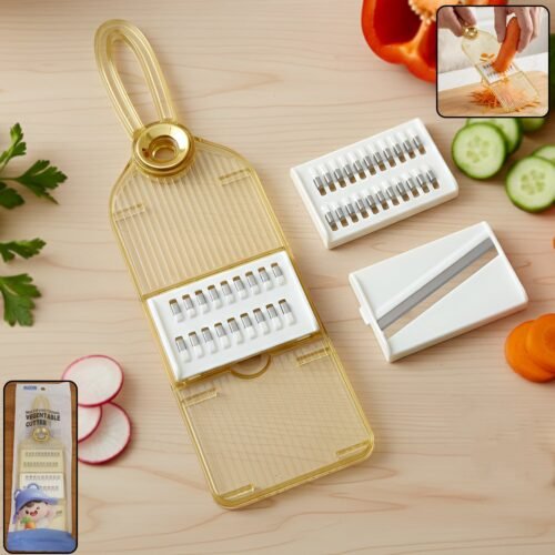 Vegetable-Cutter-01.jpg Multifunctional Vegetable Cutter Set with Interchangeable Blades