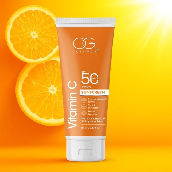 Og beautyVitamin C Sunscreen SPF 50 PA+++ (1 Pc / 20Ml)