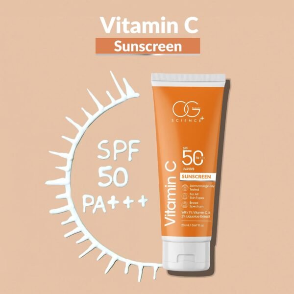 Og beautyVitamin C Sunscreen SPF 50 PA+++ (1 Pc / 20Ml)