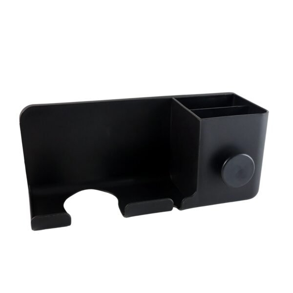 Wall-Mount-Hair-Dryer-Holder-05.jpg Wall Mounted Hair Dryer Holder with Multipurpose Organizer Shelf and Hook