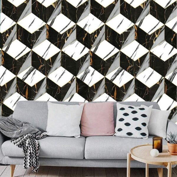 Self-Adhesive Waterproof Wallpaper Roll 45 cm x 1 m - (1 Pc)