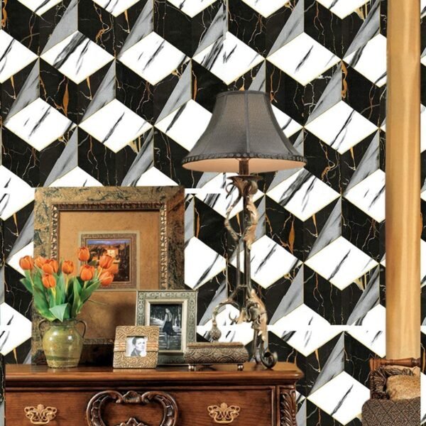 Self-Adhesive Waterproof Wallpaper Roll 45 cm x 1 m - (1 Pc)