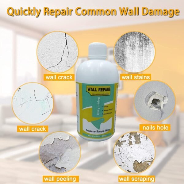 WallRepair-06.jpg Wall Crack Repair Cream with Scraper - (Set)