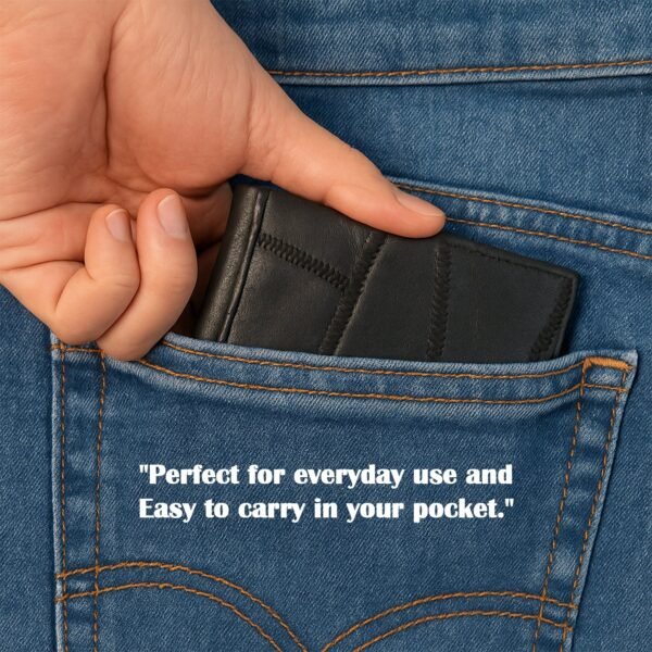 Wallet-02.jpg Premium Genuine Bi-Fold Wallet (1 Pc)