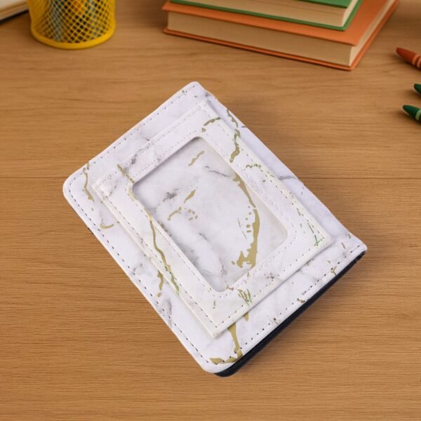 Wallet-03_446ea73e-3f1c-4670-8040-faee85f6cd9d.jpg Compact Marble Finish Snap Button Card Holder Wallet (1 Pc)