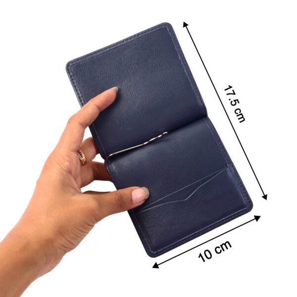 Wallet-size.jpg Premium Slim Bi-Fold Wallet for Men with Gift Box Packing
