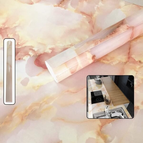 Wallpaper2-WOSKU-01.jpg Marble Pattern Wallpaper Roll - 40cm x 1 meter (1 Pc)