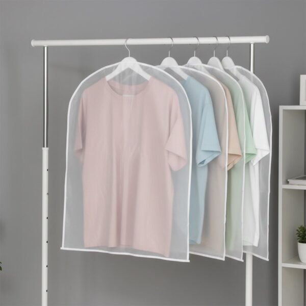 Short Hanging Garment Storage Cover Pack of 5 (60 × 80 cm)