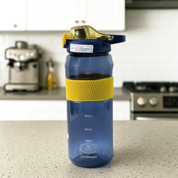 WaterBottle-02_5811044f-b4fb-427a-9115-0cb01b32ff86.jpg Sports Water Bottle with Flip Lock Lid 1400ml - (1 Pc)
