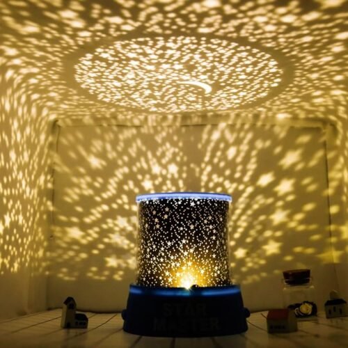 Star Night Light Projector – USB LED Lamp for Kids’ Room (Battery Free)