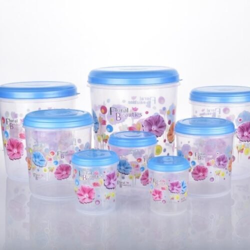 Air Tight Plastic Transparent Container Set
