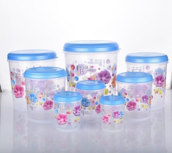 Air Tight Plastic Transparent Container Set