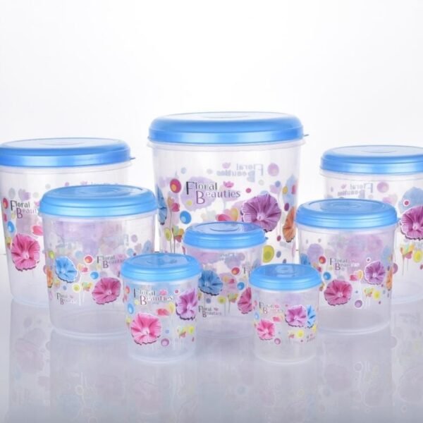 Air Tight Plastic Transparent Container Set