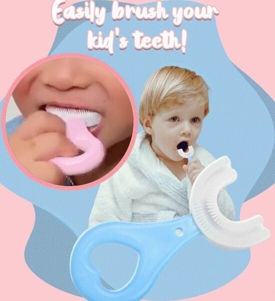 U Shape Kids Toothbrush for kids with effective care and performance.