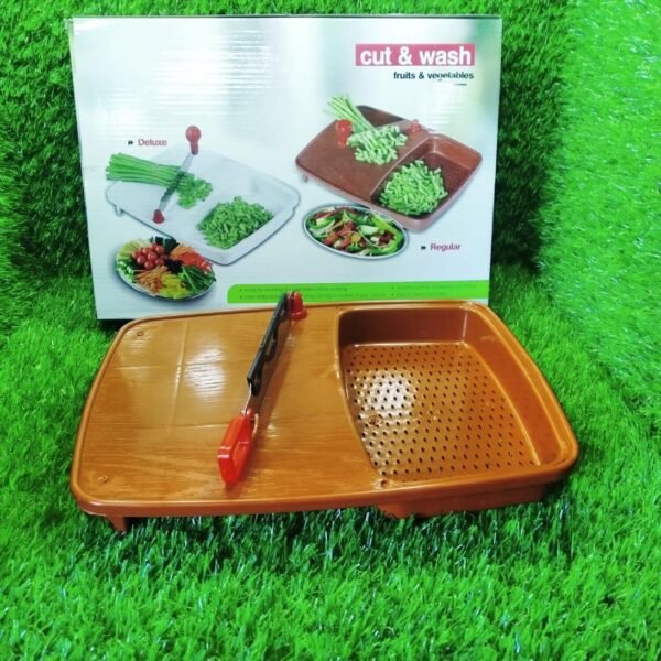 Cut & Wash Box & Tray – Versatile Kitchen Tool for Fruits & Vegetables