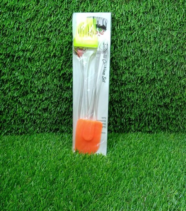 2 in 1 Combo of Big Brush & Spatula Set (2 Pcs Set)