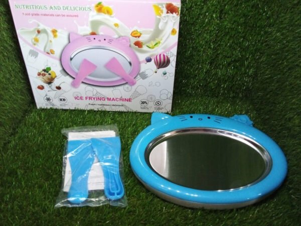 Ice-Frying Machine – Mini Cartoon Design Home Fried Ice Cream Machine for Summer