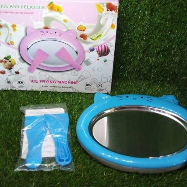 Ice-Frying Machine – Mini Cartoon Design Home Fried Ice Cream Machine for Summer