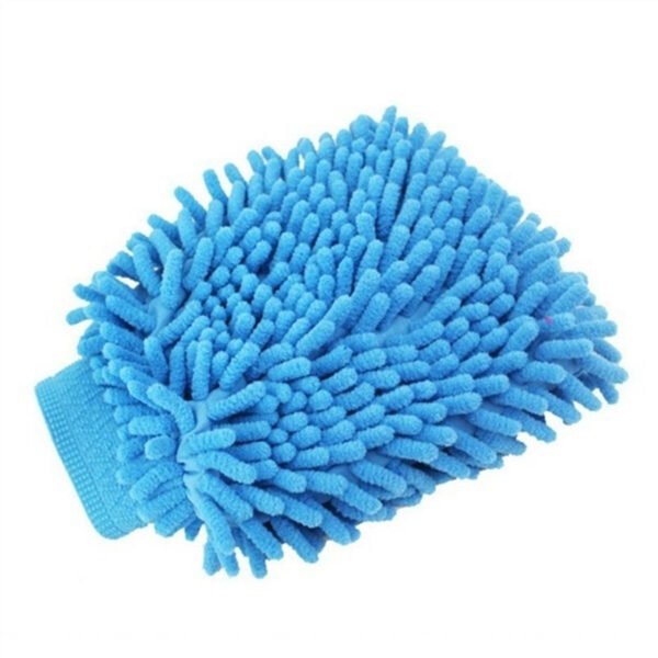 Microfiber Wash and Dust Chenille Mitt Cleaning Gloves