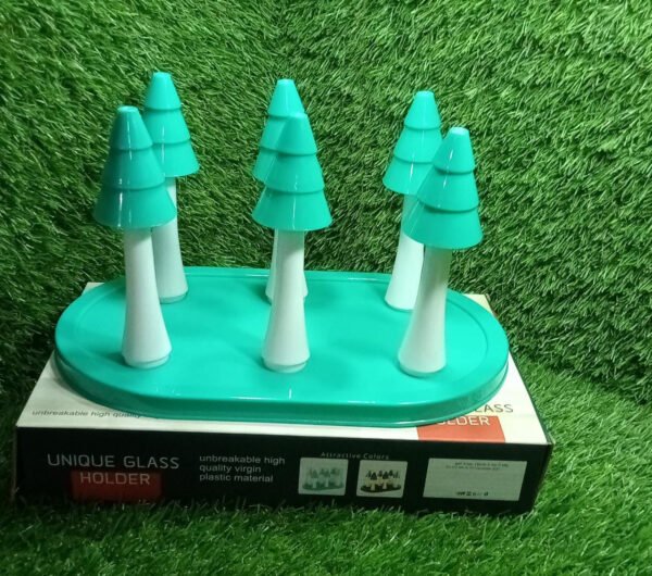 Plastic Glass Stand – Antique Tumbler Holder for Kitchen & Dining Table