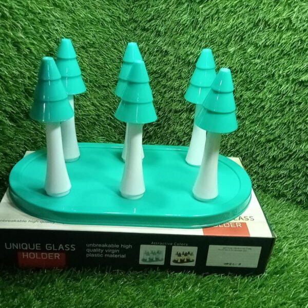 Plastic Glass Stand – Antique Tumbler Holder for Kitchen & Dining Table