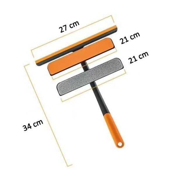 Plastic 3 in 1 Rotatable Double Side Cleaning Brush for Window Mirror Floor