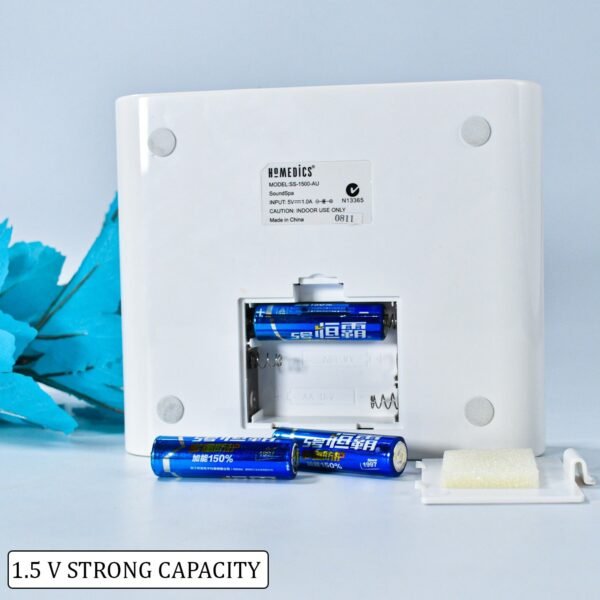 Sleep Therapy Sound Machine with 8 Soothing Sounds (Battery, Timer Option)