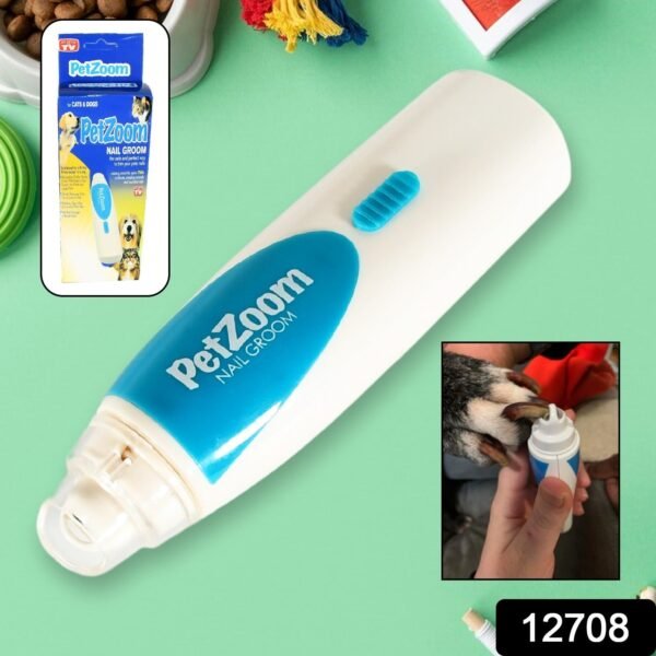 Electric Pet Nail Paw Trimmer Clipper for Dogs and Cats  1 Pc