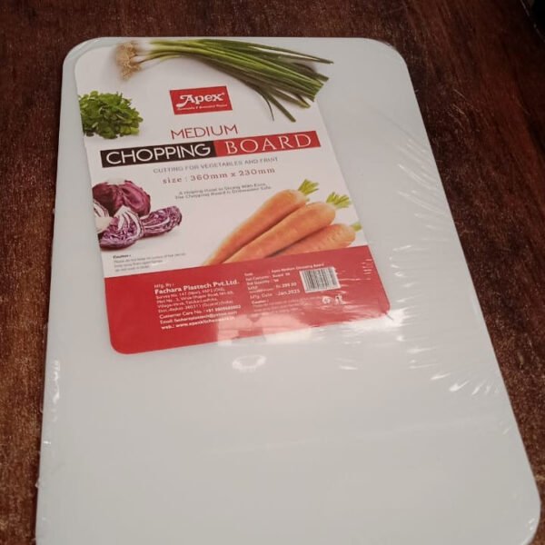 Apex Medium Plastic Chopping Board (36×23 Cm / 1 Pc)