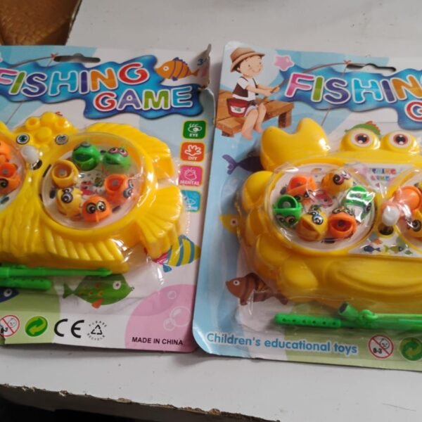 Fishing Game for Kids, Include 12 Pieces Fishes and 2 Fishing Rod, (1 Set)