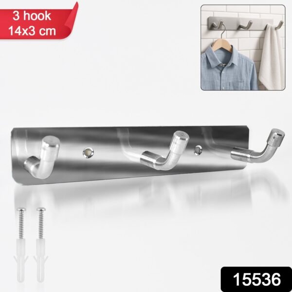 WhatsAppImage2025-05-14at11.05.46_4.jpg Stainless Steel Wall Mounted Coat 3 Hook Rack (14x3 / 1 Pc)