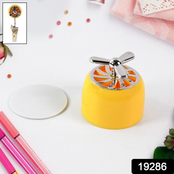 Stylish Mini Propeller Shape Car Dashboard Air Freshener, Also Hook (1 Pc)