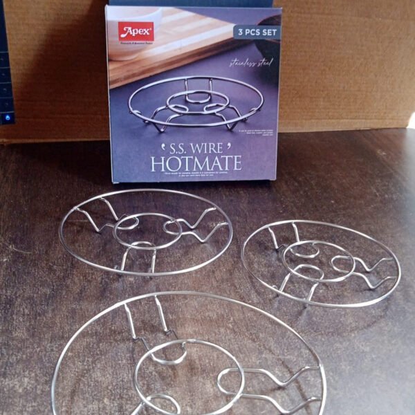 Apex Stainless Steel Wire Hotmate Trivet Stand Set of 3