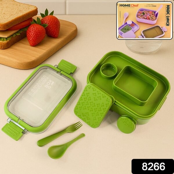 WhatsAppImage2025-05-23at14.35.39.jpg Magic Lunch Box with Leakproof Compartments (1 Pc)