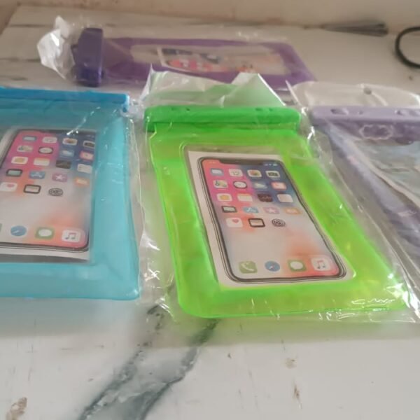 Pouch Cover Mobile Water Protector (1 Pc / Mix Color / Mix Design)