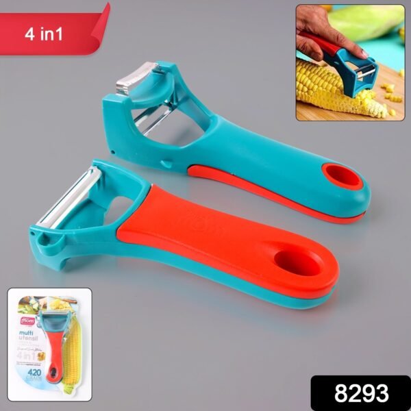 Supermom 4-in-1 Multi-Functional Vegetable & Fruit Peeler (1 Pc)