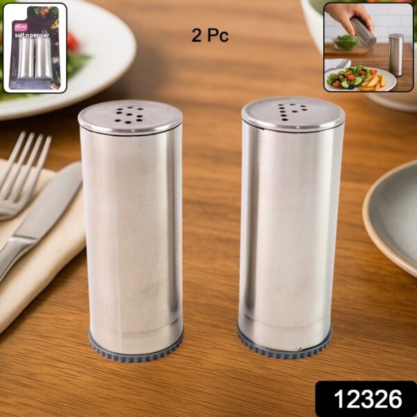 Supermom Stainless Steel Salt and Pepper Shaker Set (2 Pc)
