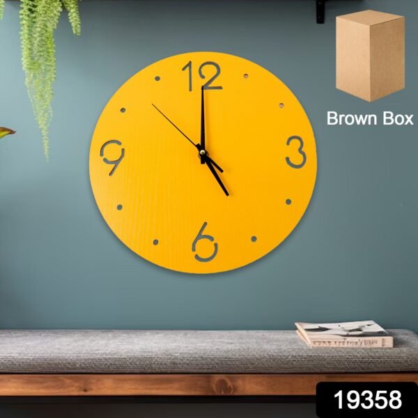 Modern Minimalist Wall Clock for Home & Office Décor (1 Pc)