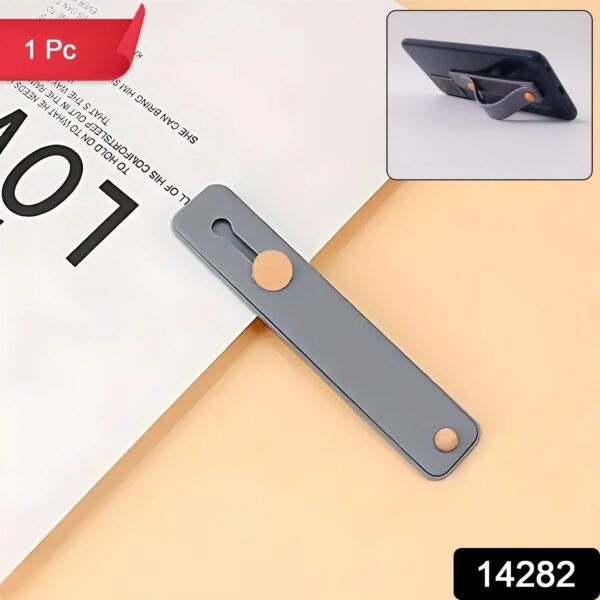 Dark Grey Phone Loop Finger Holder, Phone Grip Straps Silicone Phone Finger (1 Pc)